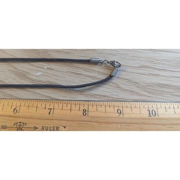 Batman Six Flags Discovery Kingdom Silver Pendant Rope Necklace - Picture 6 of 6